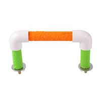 GLEAVI Barra para Moler Garras y Masticar para Loros, Soporte Natural para Jaulas, Accesorio para Aves Pequeñas, Palo de 12 CM, Fácil de Limpiar, Adecuado para Juegos y Color Aleatorio