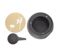 GLEAVI Base de Cerámica para Calentador de Tetera Diseño Artesanal y Soporte para Vela, Accesorio para Amantes del Té