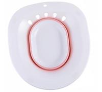 GLEAVI Bidé Portátil para Adultos y Mujeres Embarazadas, Fabricado en Plástico Blanco, Diseño de Gancho para Facilitar el Lavado y Cuidado Posparto Hogar