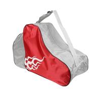 GLEAVI Bolsa de Transporte para Patinaje sobre Hielo Diseño Triangular y Acolchada, Mochila para Patines Portátil Correa Ajustable para en Pista de Patinaje Color Color Aleatorio