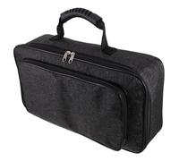 GLEAVI Bolsa Portátil para Efectos de Guitarra Eléctrica, Estuche Rígido Asa, Protección contra Golpes y Humedad, Funda para Pedalera Individual, Almacenamiento Seguro para Conciertos