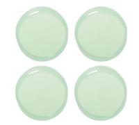 GLEAVI Botones de Repuesto para Timbre con Mirilla, Kit de 4 Tapas de Silicona Fluorescente Verdes con 2 Tornillos, Botón Pulsador Resistente para Reparación de Timbres Exteriores