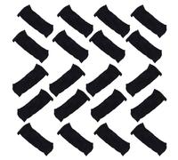 GLEAVI Braguitas Desechables de Algodón Puro Negras Malla Transpirable Pack 20 Unidades para Maternidad Cuidado Posparto y Spa Ropa Interior Femenina Cómoda y Ligera