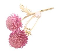 GLEAVI Broche Floral para Mujer de Flor Eterna Rosa Pin de Solapa Pequeño y Duradero Accesorio Elegante para Bufanda y Ropa en Bodas y Fiestas