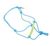 GLEAVI Cabezada Trenzada Ajustable para Caballos Cuerda Multi-Nudo de Nailon Resistente Cabezada sin Bocado Estilo Western para Entrenamiento y Equitación al Aire Color Aleatorio