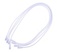 GLEAVI Cable de Conexión T5/T8 de 4 Piezas Doble Extremo 3 Pines Cable Enlazable para Tubo LED Integrado 1 Metro Accesorios Eléctricos para Iluminación y Señalización