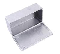 GLEAVI Caja Metálica de Aluminio Fundido a Presión para Pedal de Guitarra Tamaño 122X66X395 MM Estuche Resistente 4 Tornillos Adecuado para Proyectos Electrónicos y Pedalera Guitarra
