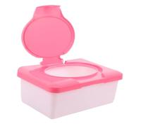 GLEAVI Caja para Toallitas Húmedas Rellenable Contenedor para Viajes y Uso Doméstico Caja de Almacenamiento con Tapa para Baño y Hogar