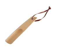 GLEAVI Calzador De Madera Portátil 16 Cm, Mini Calzador Para Niños, Herramienta Ligera Para Calzado, Uso Diario y Viaje, Mango Ergonómico De Haya Natural