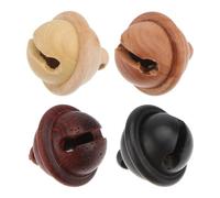 GLEAVI Campanas de decoración del festival en madera delicada, set de 4 piezas para adornar tu casa y jardín con uso prolongado Varios estilos