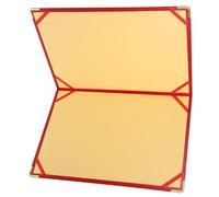 GLEAVI Carpeta Organizadora de Documentos Grande Roja Compartimentos para Contratos y Guiones, Adecuado para Oficina, Reuniones y Recitación de Poesía