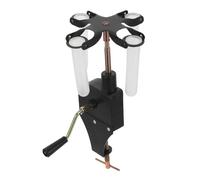GLEAVI Centrífuga Manual De Mesa Separador De Mezclas Para Experimentos De Química y Física Escuelas Operación Color Negro