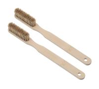 GLEAVI Cepillo de Escalada para Limpieza de Tiza y Presas, Mango de Madera Ergonómico, Cerdas de Nailon Resistentes, 2 Unidades para Equipo de Escalada al Aire Libre y Búlder Interior