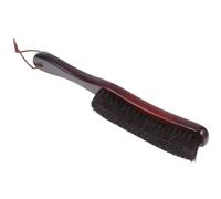 GLEAVI Cepillo de Madera para Quitar Pelusas y Polvo Cepillo Antipolvo de Pelo de Caballo Marrón Rojizo Mango Ergonómico en Forma de Plátano Adecuado para Limpieza del Hogar Coche y