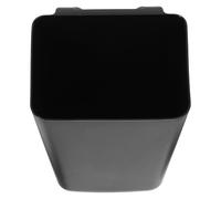 GLEAVI Cesta Organizadora para Panel Perforado de Acero Inoxidable Soporte de Almacenamiento Negro Gancho 25 CM Contenedor Perforado para Estantería Accesorio Práctico para Hogar y