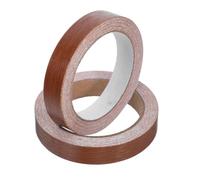 GLEAVI Cinta Adhesiva de Borde Textura de Vetas de Madera Realistas para Muebles y Gabinetes, Material PVC, Fácil Instalación DIY para Hogares y RV, 2 Rollos