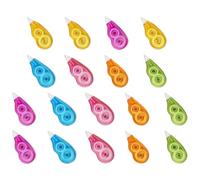 GLEAVI Cinta Correctora Adhesiva 18 Piezas 12 M para Estudiantes, Material Escolar Práctico en Colores Candy, Corrector de Escritura para Oficina y Uso Doméstico Color Color Aleatorio
