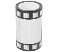 GLEAVI Cinta de Papel Adhesiva Negra para Manualidades Diy, Adecuado para Decorar Diarios, Fácil de Rasgar a Mano, 1 Rollo para Álbumes de Recortes
