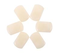 GLEAVI Clavijas de Afinación para Guitarra Acústica y Ukelele, Juego de 6 Piezas de Resina Cuadrada Color Marfil, Piezas de Repuesto Tuercas para Instrumento Musical, Accesorios
