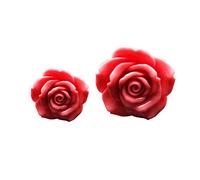 GLEAVI Clip De Perfume De Rosa Para Coche Diseño De Difusor De Aromaterapia Sólido Decoración Interior Para Automóvil Estilo Grande y Pequeño Obsequio Festivo