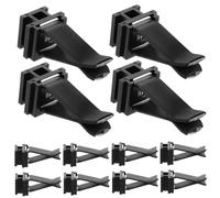 GLEAVI Clips de Ventilación de Aire Adecuado para Celebración Verano para Coche Cabeza Cuadrada, 20 Piezas de Plástico Fáciles de Instalar para Ambientador en Oficina y Hogar