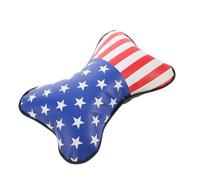 GLEAVI Cojín De Reposacabezas Automotriz Diseño De Bandera De Uu Almohada Cervical Ligera y Portátil Soporte Para Cuello Coche Para Viajes y Conducción Cómoda