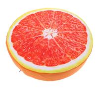 GLEAVI Cojín Redondo de Piso con Diseño Realista de Fruta Pomelo Almohada Decorativa y Acolchada para Sofá Cama Silla y Sala de