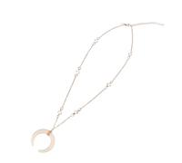 GLEAVI Collar Bohemio Mujer Colgante Luna Dorado Aleación Elegante Casual Fiestas Playa Ajuste Único