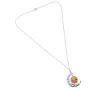 GLEAVI Collar Bohemio Unisex Diseño Hueco de Luna y Fruta Limón Ligero de Aleación Hipoalergénico para Fiesta y Decoración de Cuello Accesorios para Verano y Ocasiones Obsequios