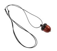 GLEAVI Collar Colgante de Bellota Vintage Cuerda Creativa Colgante de Sándalo Ajustable Unisex Obsequio Original para Hombre y Mujer Uso Diario 45 Cm