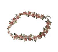 GLEAVI Collar de Flores Creativo Collar de Moda Cuello Joyería de Estilo Casual Color Neutro