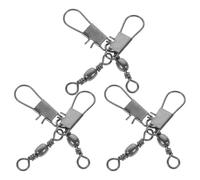 GLEAVI Conector de Cometa Rodamiento y Gancho Volador para Vuelo, Tamaño Pequeño, Metal Resistente, para Aficionados y Expertos, Uso en Exteriores y Diversión al Aire Libre, Pack de 6