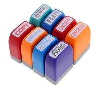 GLEAVI Conjunto de 8 Sellos para Profesores Variedad de Colores, Ideales para Evaluación y Estímulo en Clases de Inglés y Actividades Educativas