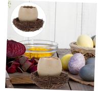 GLEAVI Conjunto de Boles Cerámicos Forma de de Huevo para Organización y Snacks Diseño Nido de Pájaro para Ensaladas y Aperitivos Cocina y Escritorio