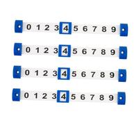 GLEAVI Contador de Puntuación para Futbolín de Mesa 4 Piezas Plástico Resistente Portátil Indicador Marcador para Juegos Familiares y Accesorios de Futbolín