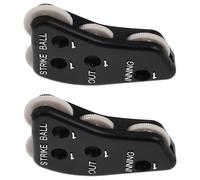 GLEAVI Contador Portátil de Árbitros de Béisbol 2 Unidades de Plástico Reutilizable Ligero y Práctico Dispositivo de Puntuación Manual para Uso Deportivo y Actividades al Aire Libre