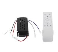 GLEAVI Controlador de Velocidad Variable y Control Inalámbrico con Motor de Corriente Continua Accesorio Plástico para Ventilador de Techo para Ventilador con Luz Hogar y Oficina