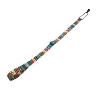 GLEAVI Correa Ajustable para Ukelele sin Perforaciones Diseño Geométrico Bicolor Material Duradero Doble Gancho para Uso Estable y Cómodo Instrumentos Musicales