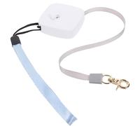 GLEAVI Correa Retráctil Automática para Perros Pequeños, Mini Cuerda de Tracción Ajustable, Carcasa Antideslizante Blanca, Correa Telescópica para Entrenamiento y Paseo Color Aleatorio