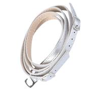 GLEAVI Correas Cruzadas Antideslizantes para Zapatos de Tacón Alto Correas Desmontables para Tobillo Color Plateado Accesorio Práctico para Sujeción Segura y Ajuste Cómodo