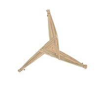 GLEAVI Cruz de Santa Brígida tejida a mano - Símbolo cultural irlandés para puerta principal, hecha de paja irlandesa - Cruz de sobremesa para altar de iglesia, estilo rural irlandés, 21,8 x 21,8