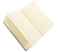 GLEAVI Cuaderno de Notas Pestañas A6 Negro de Pu y Papel, Ligero, Índice y Etiquetas, para Escritura Creativa y Listas, para Personal y Docente