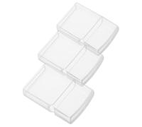 GLEAVI Cubierta Protectora para Encendedor de plástico Transparente, Set de 3 Unidades con Caja de Almacenamiento, Ideal para Actividades al Aire Libre Compatible con Zippo y similares
