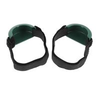 GLEAVI Cubrepuntas para Botas de Trabajo de Silicona Verde Protector Metatarsiano Flexible y Ligero Cubierta Antidesgaste para Calzado de Seguridad en Construcción y Almacenes