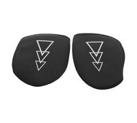 GLEAVI Cubrezapatillas de Ciclismo Impermeables y Cortas, Resistentes al Viento, Térmicas y Reflectantes Triángulo para Bicicleta, Protección para Invierno y Actividades al Aire Libre