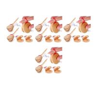 GLEAVI De Madera Para Percusión De Instrumento Musical Para Adultos Sonido Agradable Y Agarre Cómodo Para Flamenco Musicales 4 Piezas X 4
