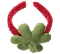 GLEAVI Diadema de Coral Fleece para Spa y Uso Diario Banda Ancha Diseño Lindo de Fresa Que Evita Gotas de Agua Cabello para Maquillaje y Lavado de Cara