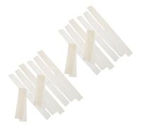 GLEAVI Diafragmas de Flauta de Caña Natural Fáciles de Instalar Accesorios Beige 16 que Mantienen el Tono Original del Instrumento para Flauta China y Bambú