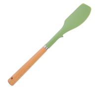 GLEAVI Espátula de Silicona con Mango de Madera para Cocina Utensilio Antiadherente para y Hornear para Pasteles y Postres