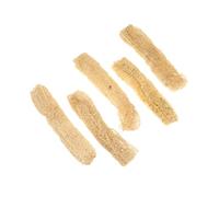 GLEAVI Esponja Vegetal Natural De Lufa para Mascotas, Juguete para Masticar y Limpieza Dental, Tamaño 13-22 Cm, Herramienta De Baño para Animales Pequeños, Pack De 5 Unidades
